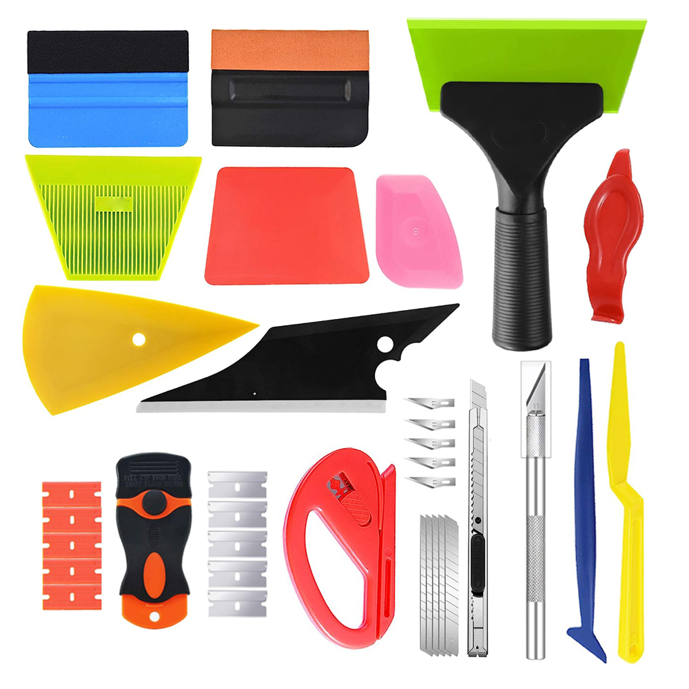 Screen Printing Squeegee - 40Pcs Car Window Tint Kit Vinyl