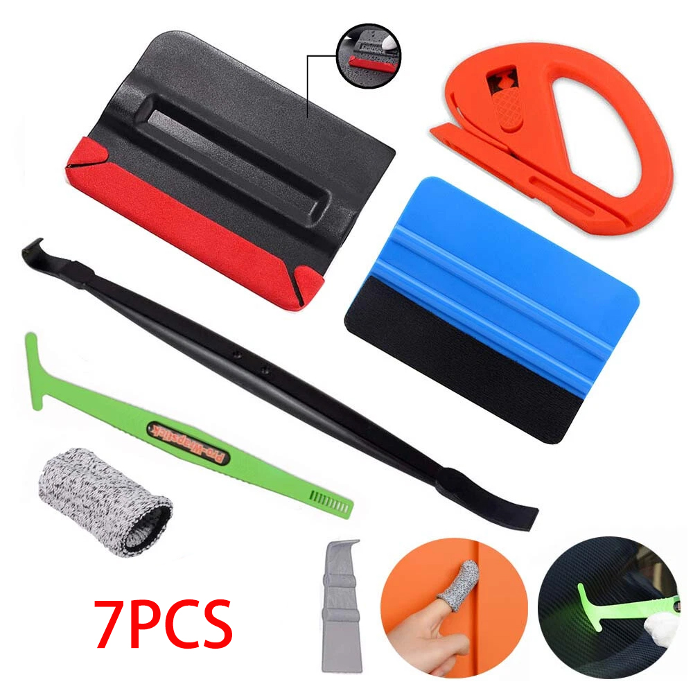 Screen Printing Squeegee - Car Wrap Vinyl Tool Felt Edge