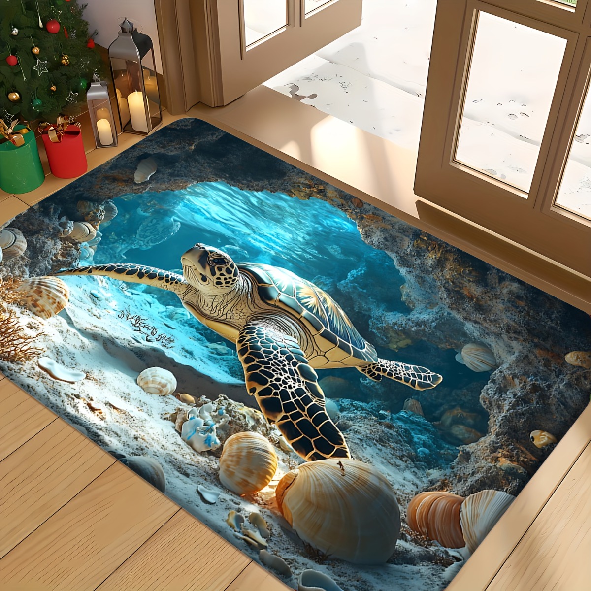 Sea Turtle Rug Velvet Flannel  - Commercial Printing And Design 评论和价格