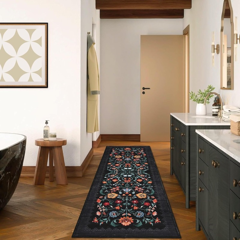 Retro Runner Rug Nordic Style  - Printing On Commercial 评论和价格