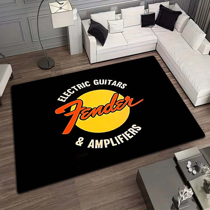 Vintage Rock Music Print Rug E - Commercial Printing And Design 评论和价格