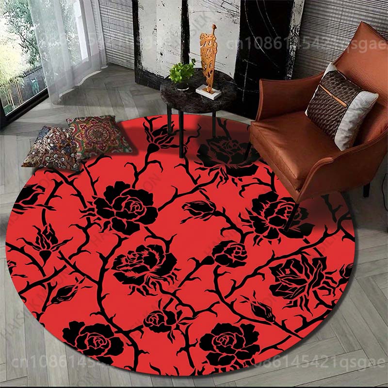 Multiple size Black roses on r - Printing On Commercial 评论和价格