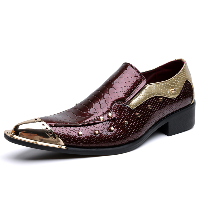 Autumn Men's Shoes Spike Pytho - Commercial Print Model 评论和价格