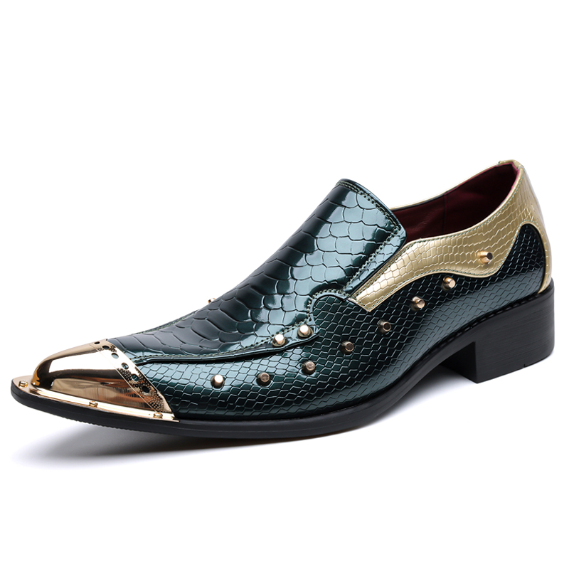 Autumn Men's Shoes Spike Pytho - Commercial Print Model 评论和价格