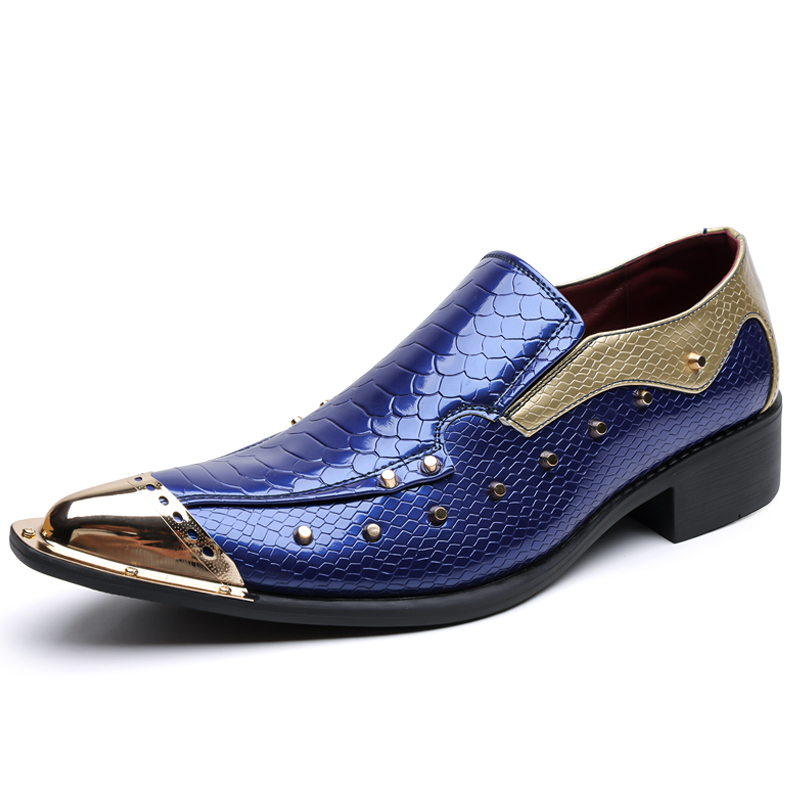 Autumn Men's Shoes Spike Pytho - Commercial Print Model 评论和价格