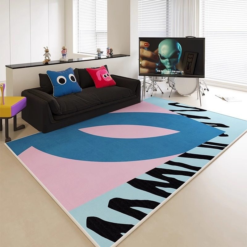 Abstract Color-blocked Print L - Printing On Commercial 评论和价格