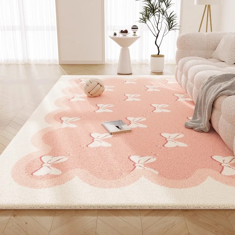 Sweet Pink Living Room Carpet  - Printing On Commercial 评论和价格
